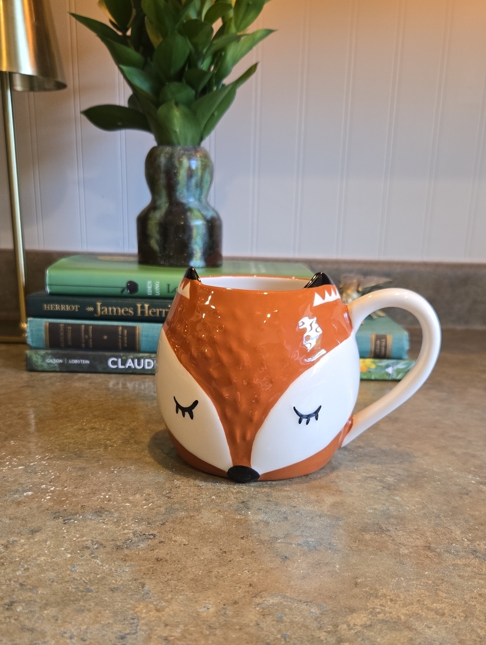 Sur La Table Fox Mug 16 Oz